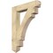 Ekena Millwork Merced Arts & Crafts Rough Sawn Bracket, Douglas Fir, 6"W x 36"D x 48"H BKT06X36X48MRC03RDF - alternate 1